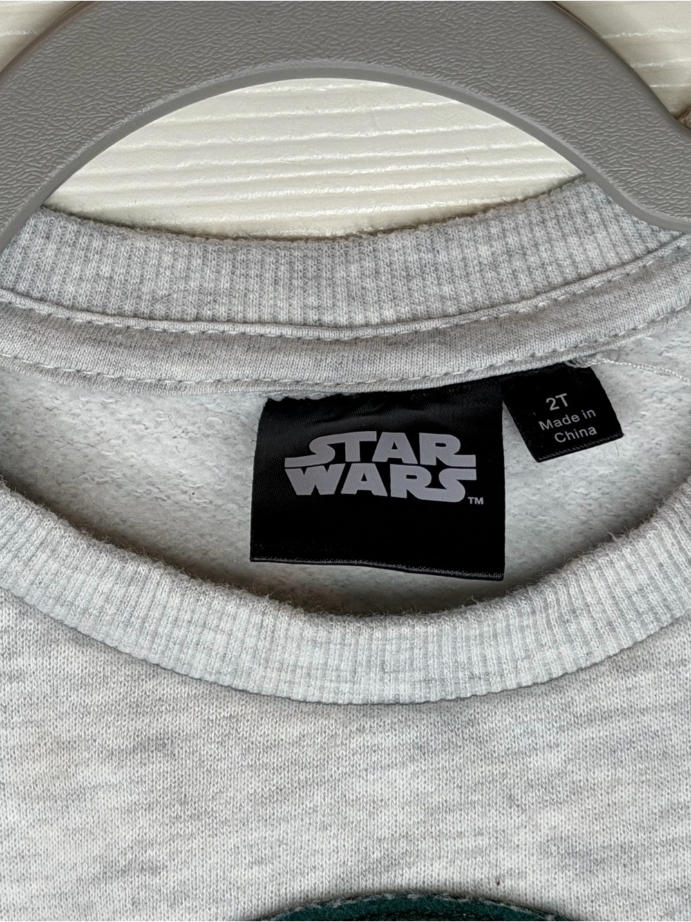 Star Wars Kids 2T Gray Sweatshirt - Picture 3 of 4